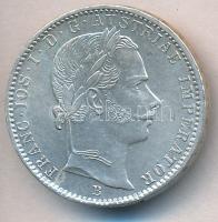 1859B 1/4Fl Ag "Ferenc József" T:1- kis patina
Hungary 1/4 Florin Ag "Franz Joseph&q...