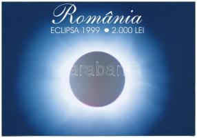 Románia 1999. 2000L "Nagyfogyatkozás" karton díszcsomagolásban T:I Romania 1999. 2000 Lei "Solar Eclipse" in cardboard case C:UNC