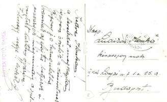 Rajka, Kovács Gábor vendéglője, italozó asztaltársaság, Reiter photo