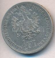 Ausztria 1864A 1/4Fl Ag "Ferenc József" T:2,2-  Austria 1864A 1/4 Florin Ag "Franz Joseph" C:XF,VF  Krause KM#2214