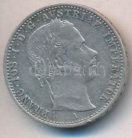 Ausztria 1864A 1/4Fl Ag "Ferenc József" T:2,2- 
Austria 1864A 1/4 Florin Ag "Franz J...