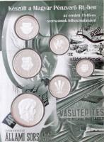 2006. "Mesterdarabok ezüstből 1946" 1946. 2f-5Ft Ag (6xklf) forgalmi sor utánverete eredet...