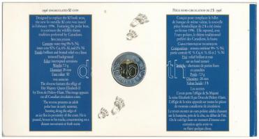 Kanada 1996. 2$ Al-Br-Ni "Jegesmedve" + 1986. 2$ karton díszcsomagolásban T:BU,1
Canada 1...