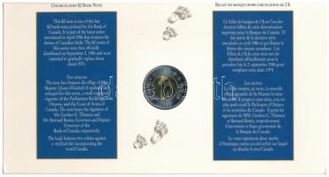 Kanada 1996. 2$ Al-Br-Ni "Jegesmedve" + 1986. 2$ karton díszcsomagolásban T:BU,1
Canada 1...