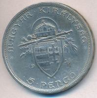 1938. 5P Ag "Szent István" T:2,2- ph.
Adamo P8.1