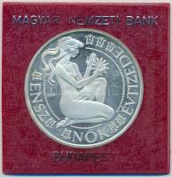 1984. 500Ft Ag "Nők évtizede" eredeti tokban, tanúsítvánnyal T:1(PP) Adamo EM77