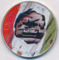 1947. 5Ft Ag "Kossuth / 1956-os forradalom" festett lobogó és tank hátlappal T:2