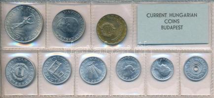 1977. 2f-10Ft (9xklf) érmés forgalmi sor fóliatokban T:1 Adamo FO10