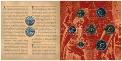 2001. 1Ft-100Ft (7xklf) forgalmi sor dísztokban, "Magyarország pénzérméi" sorozat T:PP
Ad...