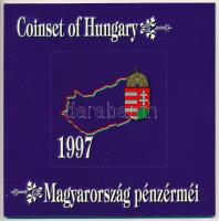 1997. 50f-200Ft (10xklf) forgalmi sor, benne 200Ft Ag "Deák", karton díszcsomagolásban T:PP  Adamo FO30.1