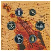2009. 5Ft-200Ft "Haydn" 6klf darabból álló forgalmi érme sor + "Joseph Haydn" Ag...