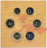 2009. 5Ft-200Ft "Haydn" 6klf darabból álló forgalmi érme sor + "Joseph Haydn" Ag...