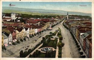 Eperjes, Presov; látkép, üzletek, Lichtig No. 1550. / general view, shops (EK)