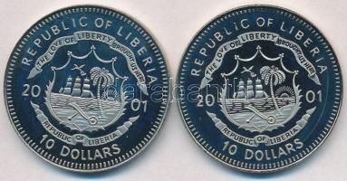 Libéria 2001. 10$ "Szabadság pillanatai - A tudomány szabadsága 16-17. század" multicolor ...