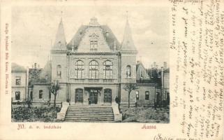 1902 Kassa, Kosice; MÁV indóház, vasútállomás, Nyulászi Béla kiadása / railway station (EK)
