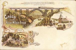 Kaiser Wilhelms Brücke Litho