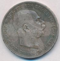 Ausztria 1909. 5K Ag "Ferenc József - közeli profil" T:2- Austria 1909. 5 Corona Ag "Franz Joseph - large head" C:VF Krause KM#2813