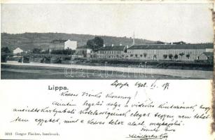 Lippa, Lipova, Radnalippa; Gregor Fischer kiadása (kis szakadás / small tear)