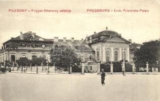 Pozsony, Pressburg, Bratislava; Frigyes főherceg palotája / Erz. Friedrichs Palais / royal palace (EK)
