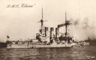 Kaiserliche Marine. SMS Elsass pre-dreadnought battleship of the Braunschweig class in the German Imperial Navy