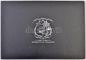 "Moments of Freedom - Republic of Liberia" érmetartó 24 férőhellyel, újszerű állapotban