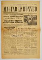 1956 A Magyar Honvéd, a Magyar Honvédség és Nemzetőrség Lapja november 3-diki száma, benne a forradalom híreivel