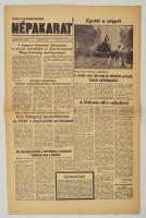 1956 A Népakarat, a Magyar Szabad Szakszervezetek Országos Szövetségének Lapja november 2-diki száma, a forradalom híreivel