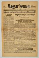 1956 A Magyar Nemzet november 2-diki száma, benne a forradalom híreivel