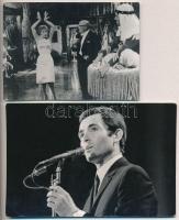 22 db MODERN motívumlap, színészek és énekesek; ebből 14 db az 'Arcképek - Magyar színészet...