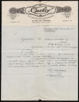 1911-1923 3 db díszes fejléces számla; Wanderer-Werke, Nagy Gyula, Kurz és Társa Faipari Vállalat, 2...