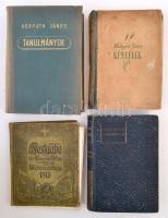 Vegyes könyvtétel, 10 db., főleg szépirodalom témában, magyar, német és francia nyelven. Különféle k...