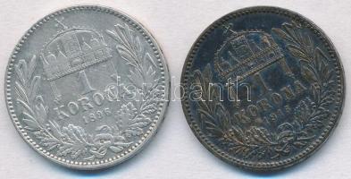 1894KB-1915KB 1K Ag "Ferenc József" T:2 patina