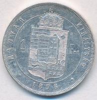 1876KB 1Ft Ag "Ferenc József / Középcímer" Körmöcbánya T:2
Hungary 1876KB 1 Forint Ag &qu...