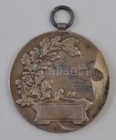 ~1930. "Magyar Kerékpáros Szövetség" jelzett Ag emlékérem  (~21,88g/0.800/39mm) T:2-,3 töb...