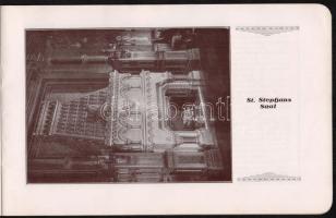 cca 1930 Die Königliche Burg in Budapest. Bp., é.n., May János Nyomdai Műintézet Rt., 12 l. Kiadói t...