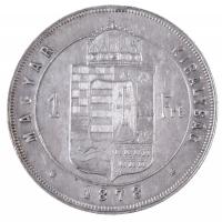 1878KB 1Ft Ag "Ferenc József / Középcímer" Körmöcbánya T:1-,2 ph.
Hungary 1878KB 1 Forint...