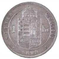 1879KB 1Ft Ag "Ferenc József / Középcímer" Körmöcbánya T:1-,2
Hungary 1879KB 1 Forint Ag ...