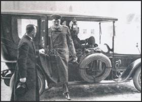 Katonák és automobilok, 3 db vintage negatívról és egy repró negatívról készült 4 db mai nagyítás, 1...