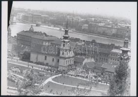 cca 1940 Budapest, 3 db vintage negatívról készült mai nagyítás, 18x25 cm