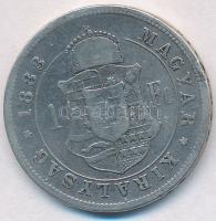 1883KB 1Ft Ag "Ferenc József / Barokk címer" Körmöcbánya T:2- ph.
Hungary 1883KB 1 Forint...