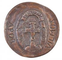 DN "Apor Vilmos" Br emlékplakett tokban. Szign.:SZK (~67-69mm) T:2