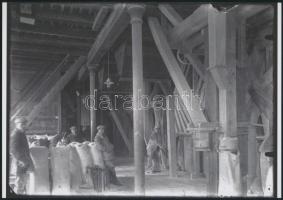 cca 1934 Gőzmalom Bács-Kiskun megyében, Lőcsei Árpád (?-?) kecskeméti vándorfényképész hagyatékában ...