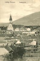 Versec, Vrsac; látkép templommal. Gábor Lajos kiadása / panorama view with church (EK)