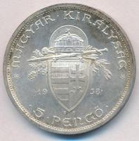 1938. 5P Ag "Szent István" T:1-,2 kis ph.
Adamo P8.1