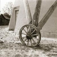 cca 1960 Kecskemét környéki szélmalom, 4 db szabadon felhasználható negatív, 6x6 cm