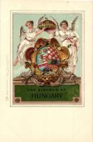 Magyar királyi címer / The Kingdom of Hungary, coat of arms; Raphael Tuck & Sons Heraldic postcard No. 3317 litho (EK)