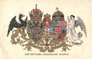 Das Mittlere gemeinsame Wappen, Rotes Kreuz Kriegsfürsorgeamt Nr. 288 / Austria-Hungary, coat of arms (EB)