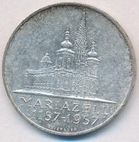 Ausztria 1957. 25Sch Ag "800 éves a Mariazelli kegytemplom" T:2 Austria 1957. 25 Schilling Ag "8th Centennial - Mariazell Basilica" C:XF Krause KM#2883
