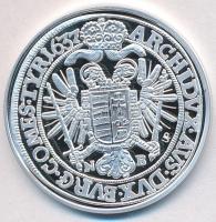 DN "Magyar tallérok utánveretben - III. Ferdinánd tallérja 1637" Ag emlékérem tanúsítvánny...