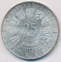 Ausztria 1962. 25Sch Ag "Anton Bruckner" T:2 Austria 1962. 25 Schilling Ag "Anton Bru...